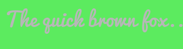Image with Font Color B7B7B7 and Background Color 5CEB5F